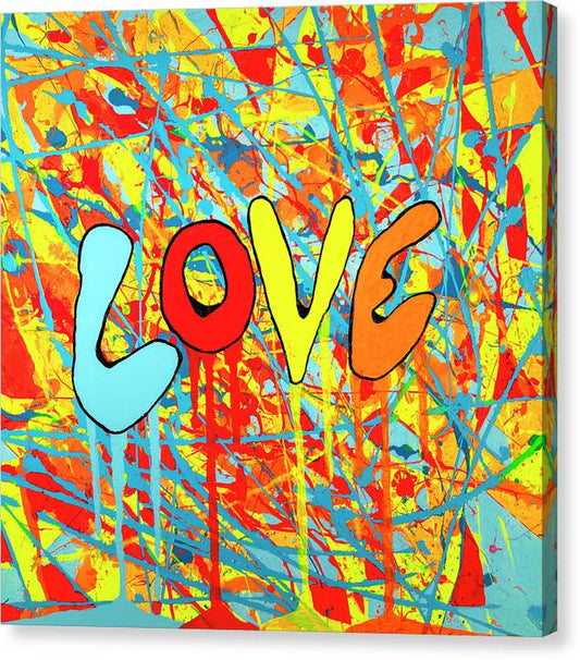 Messy Love - Canvas Print