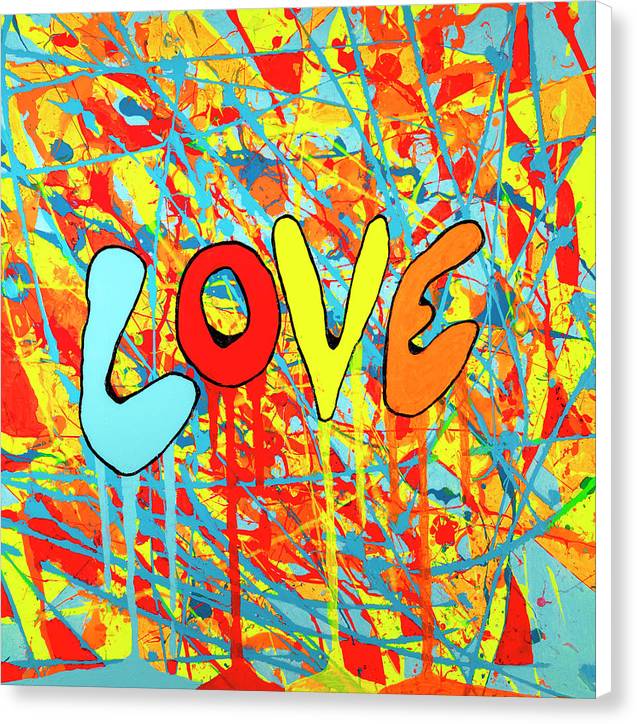Messy Love - Canvas Print
