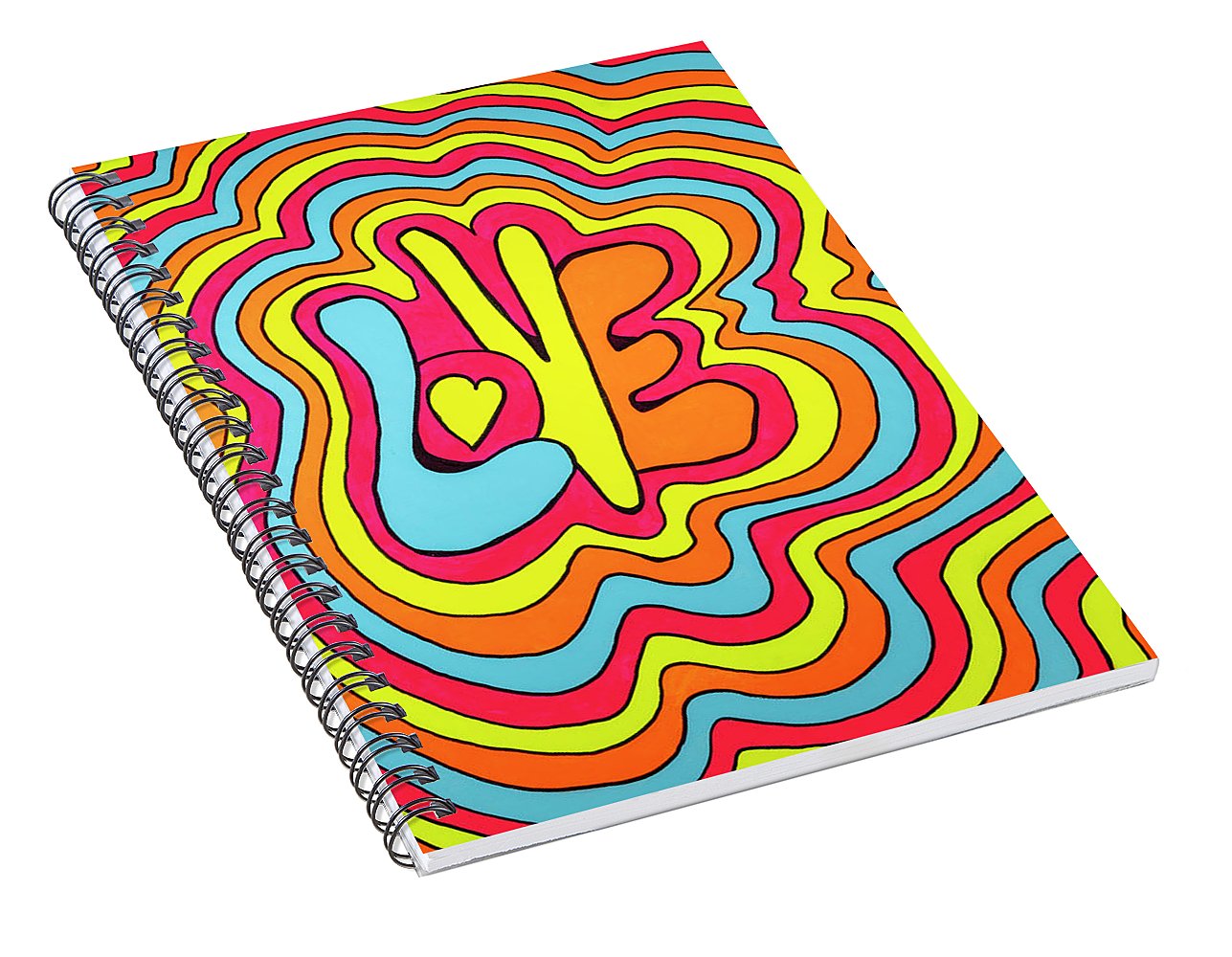 Hippe Dippy love - Spiral Notebook