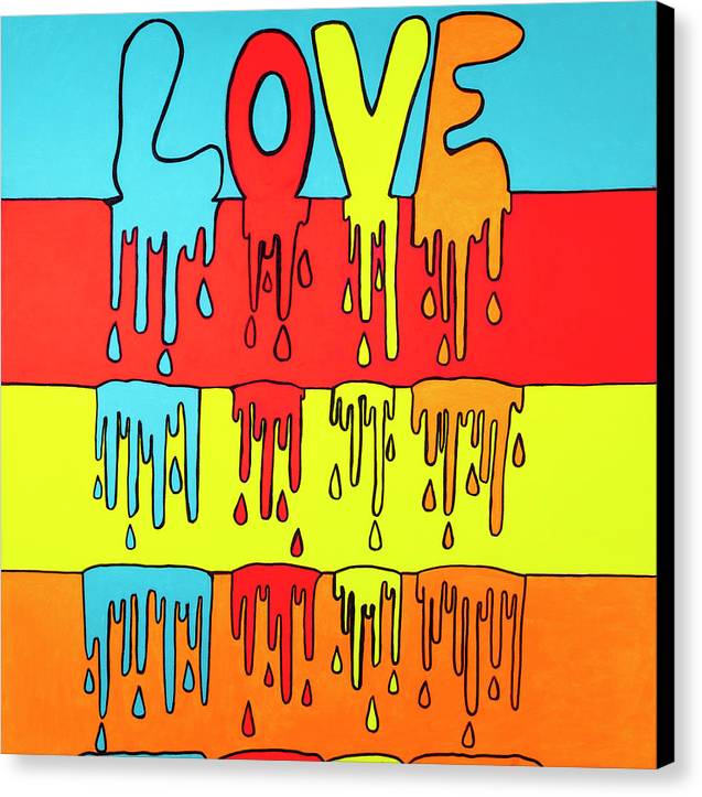 She's Dripping in Love - Canvas Print